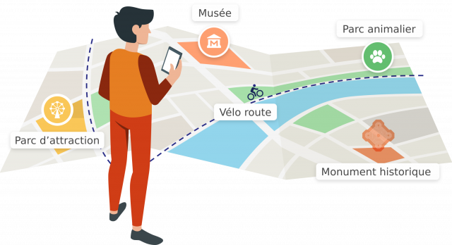 Illustration TouristicMaps